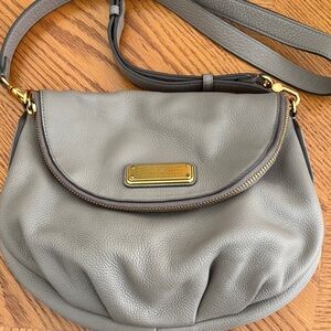Marc Jacobs Gray Crossbody Bag with Adjustable Strap